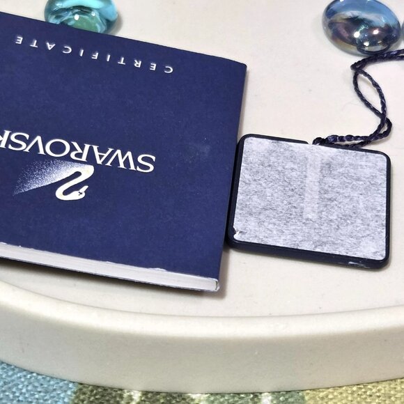 🌟Swarovski Attract Crystal Necklace Princess Square Cut Solitaire Pendant 🌟 - Picture 10 of 10